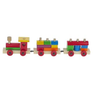 قطار بازی مدل wooden train کد 2021001